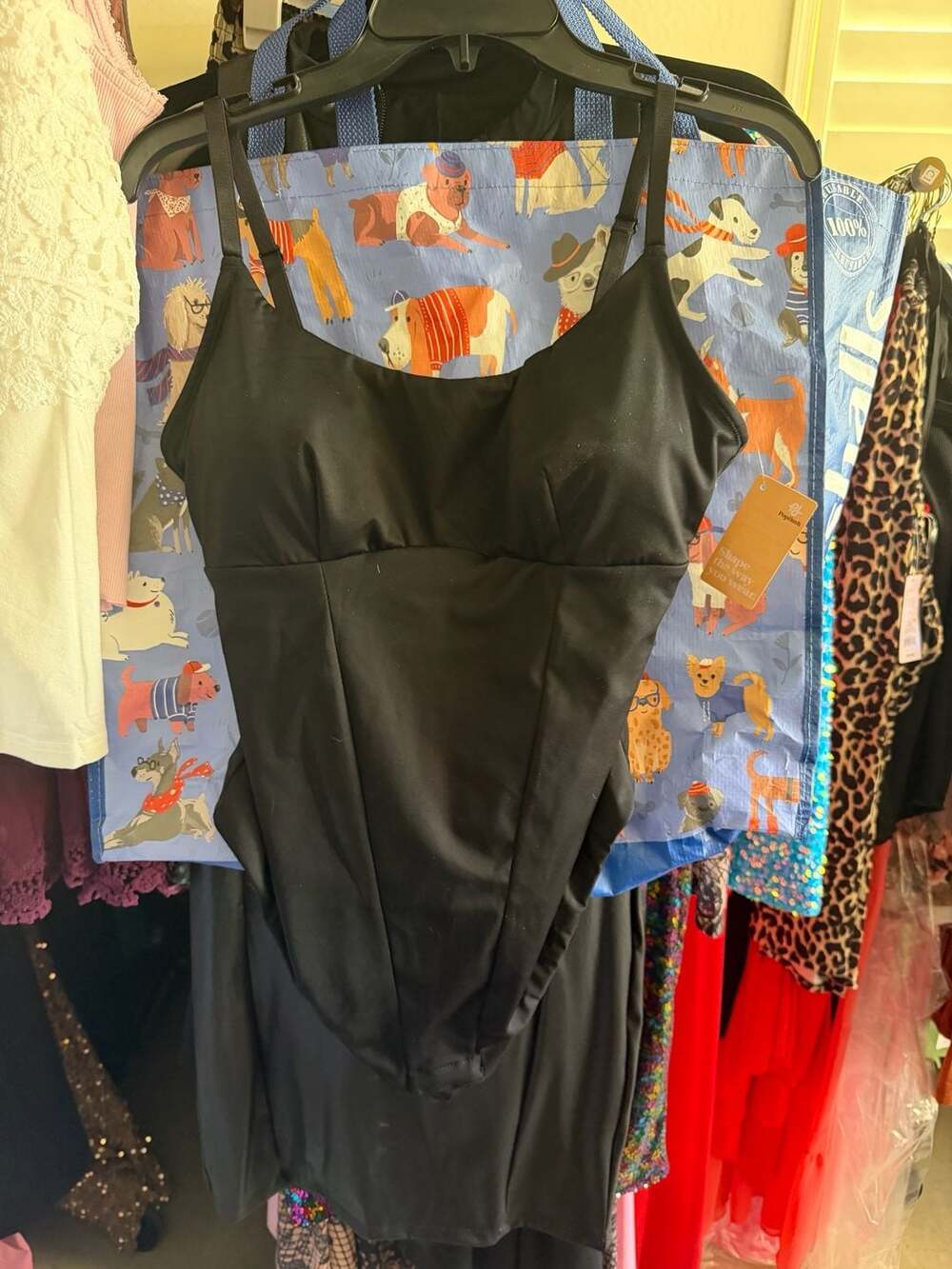 Popilush Built-In Shapewear Bodysuit in Black